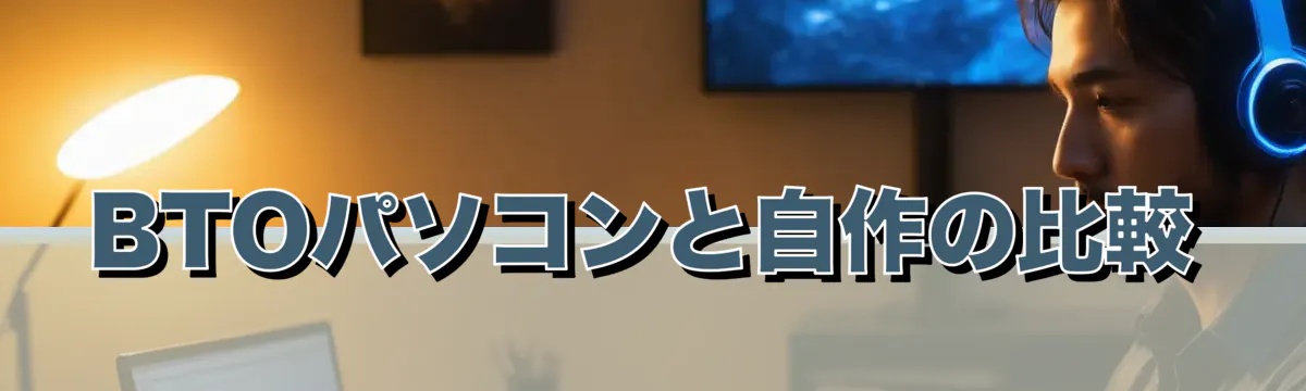 BTOパソコンと自作の比較