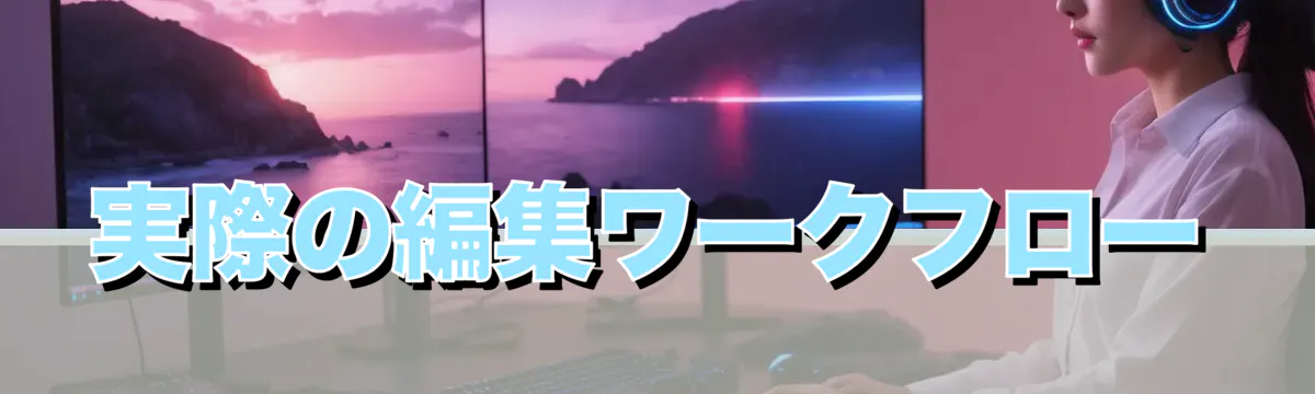 実際の編集ワークフロー