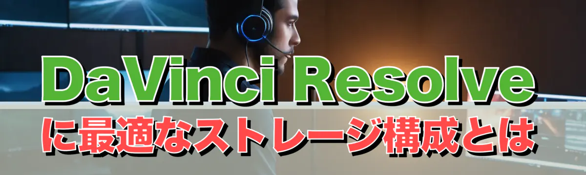 DaVinci Resolveに最適なストレージ構成とは