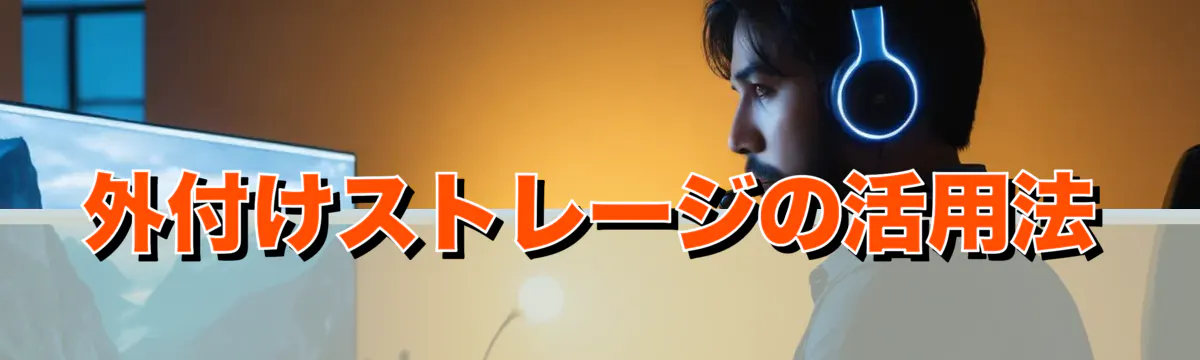 外付けストレージの活用法