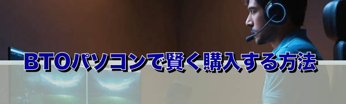 BTOパソコンで賢く購入する方法