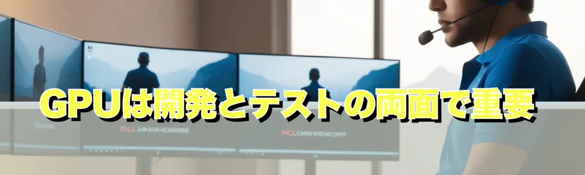 GPUは開発とテストの両面で重要