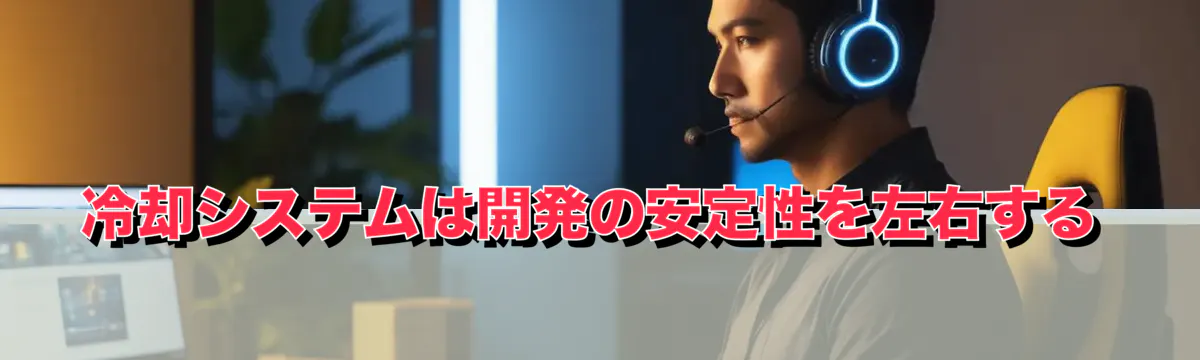 冷却システムは開発の安定性を左右する