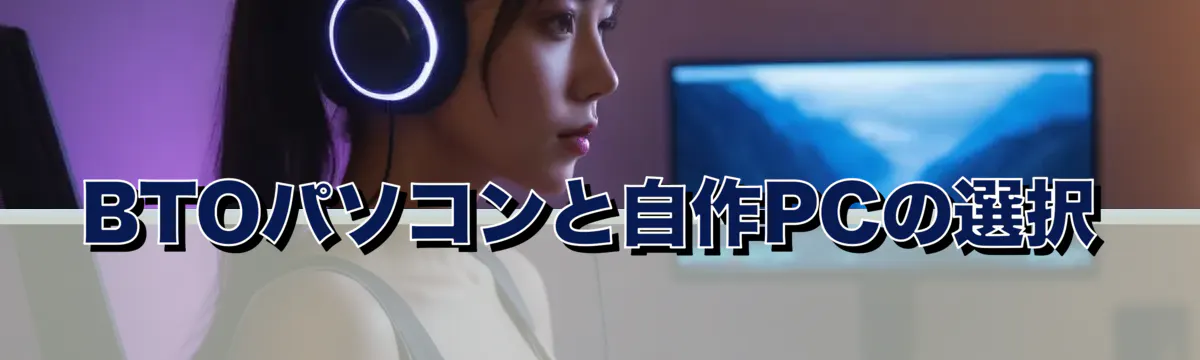 BTOパソコンと自作PCの選択