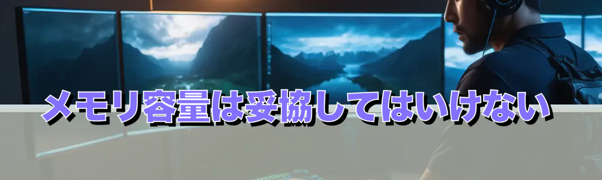 メモリ容量は妥協してはいけない