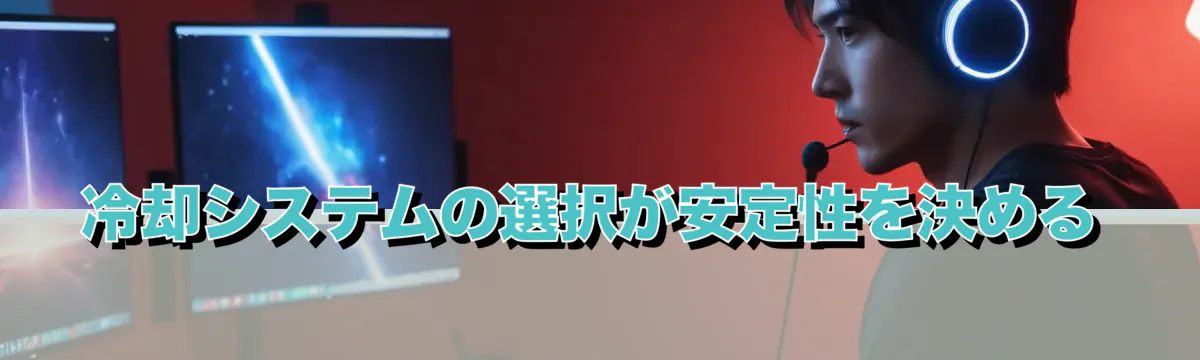 冷却システムの選択が安定性を決める