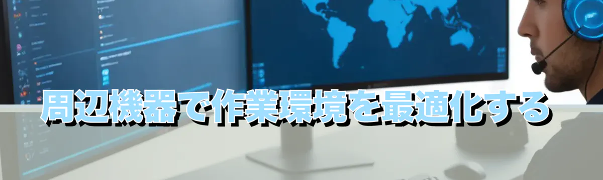 周辺機器で作業環境を最適化する