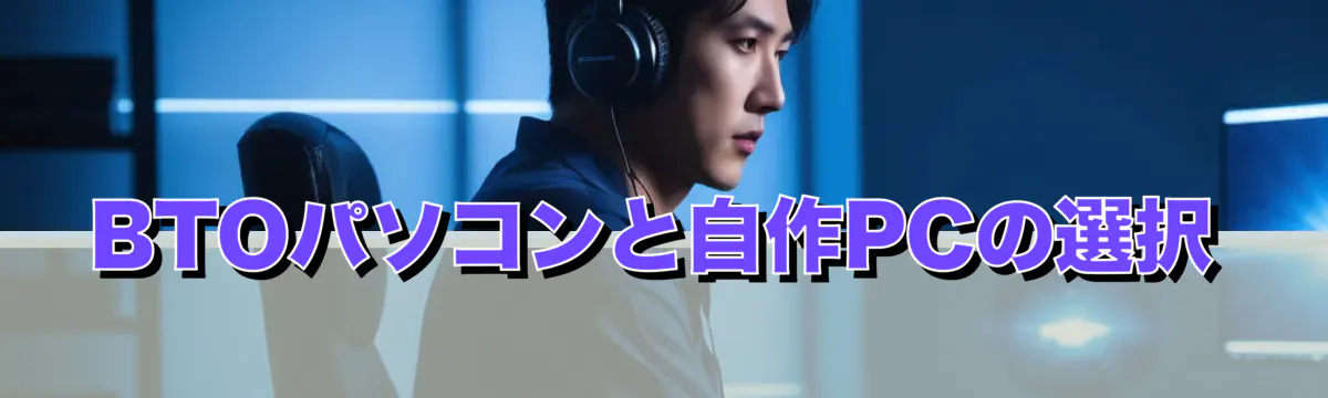 BTOパソコンと自作PCの選択