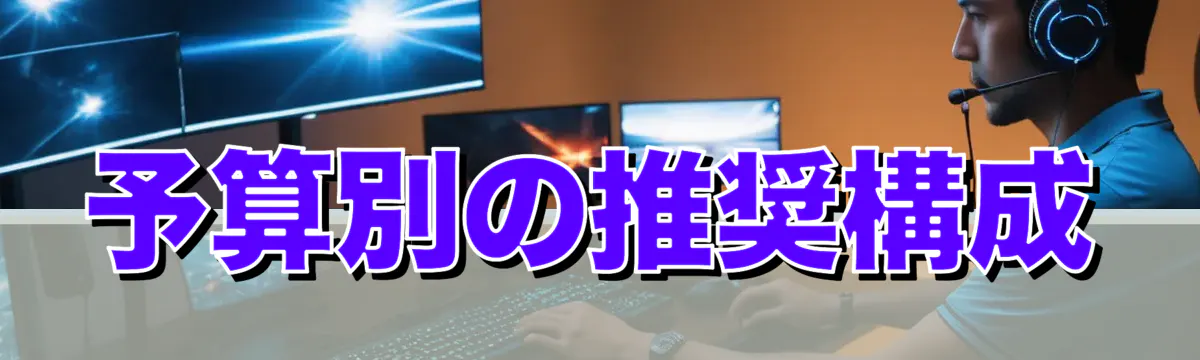 予算別の推奨構成