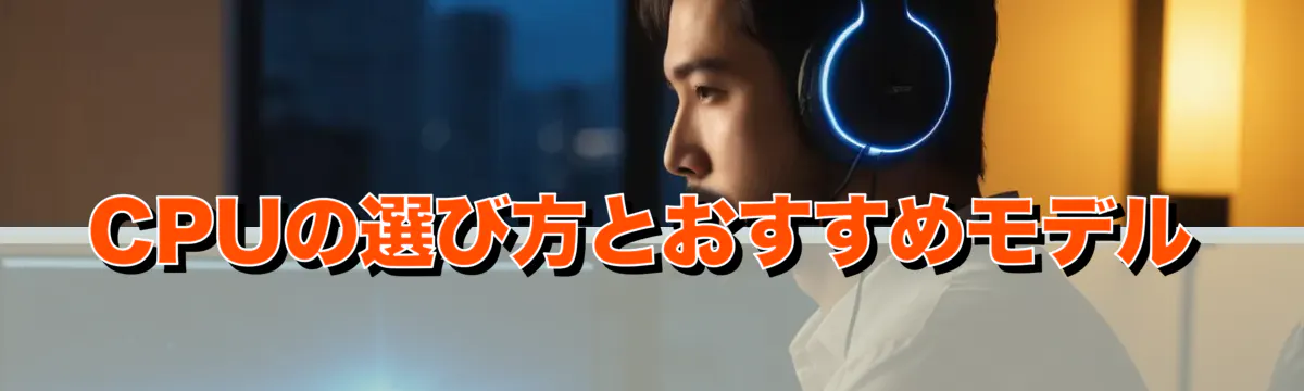 CPUの選び方とおすすめモデル