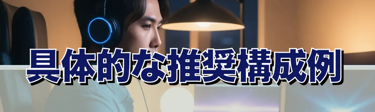 具体的な推奨構成例