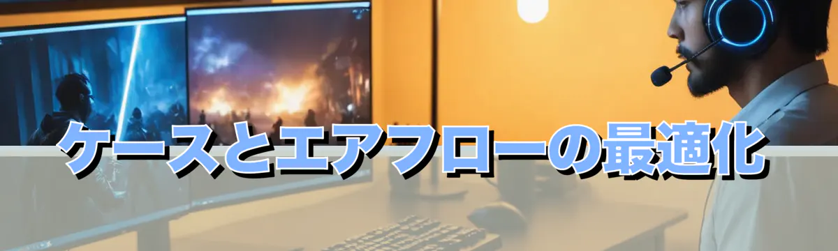 ケースとエアフローの最適化