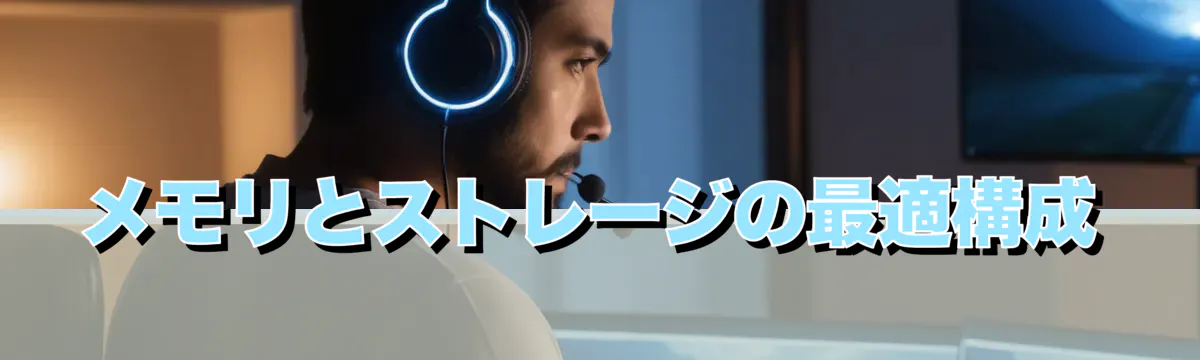 メモリとストレージの最適構成