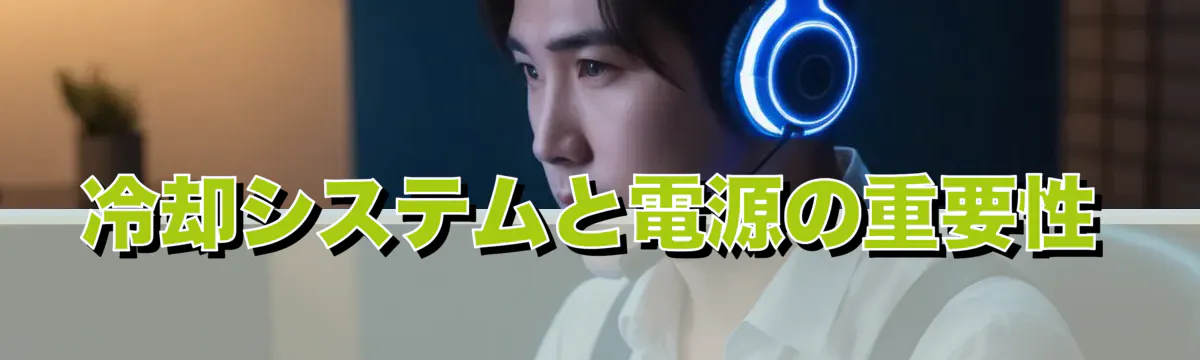 冷却システムと電源の重要性