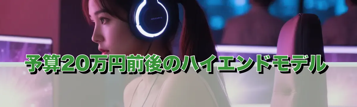 予算20万円前後のハイエンドモデル