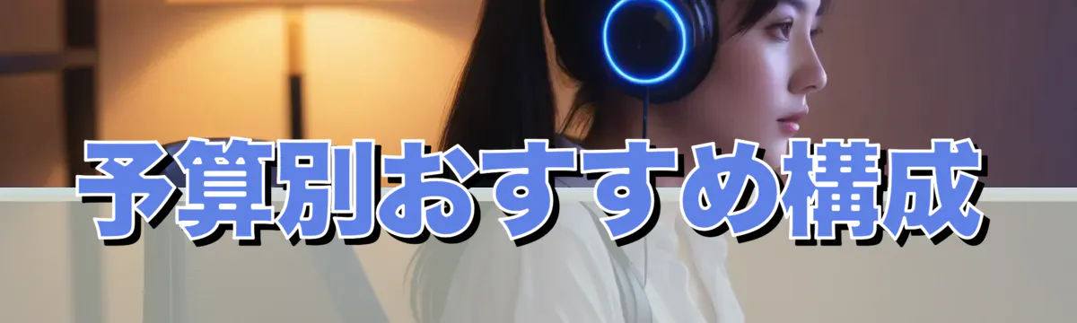 予算別おすすめ構成