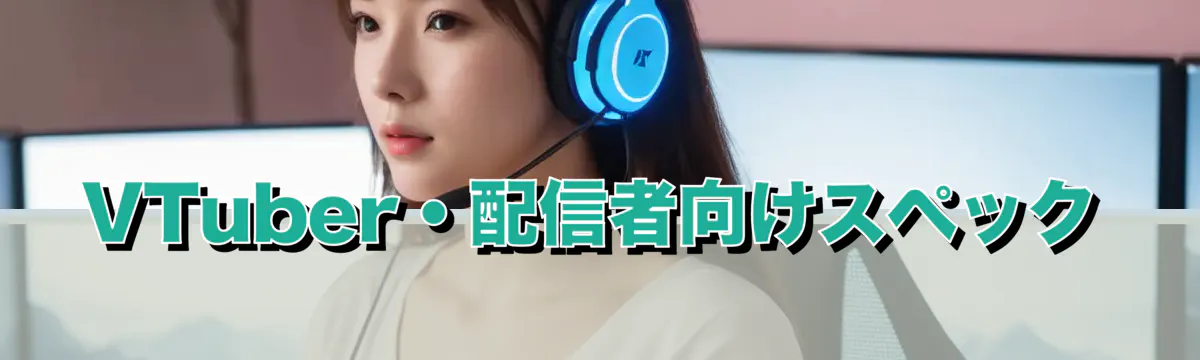 VTuber・配信者向けスペック