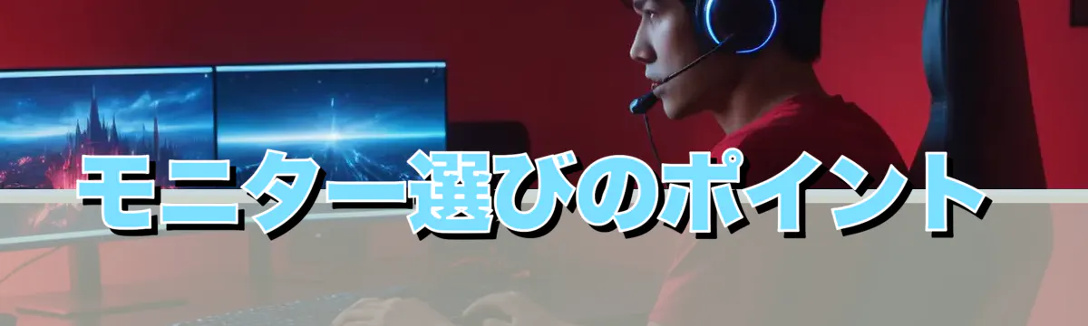 モニター選びのポイント