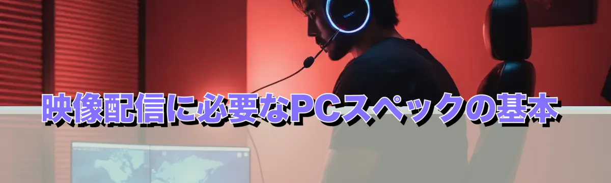 映像配信に必要なPCスペックの基本