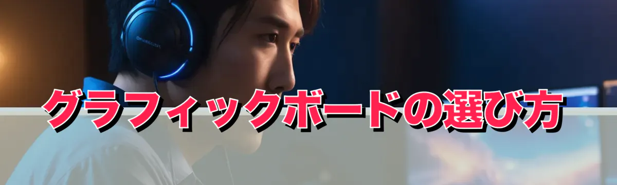 グラフィックボードの選び方