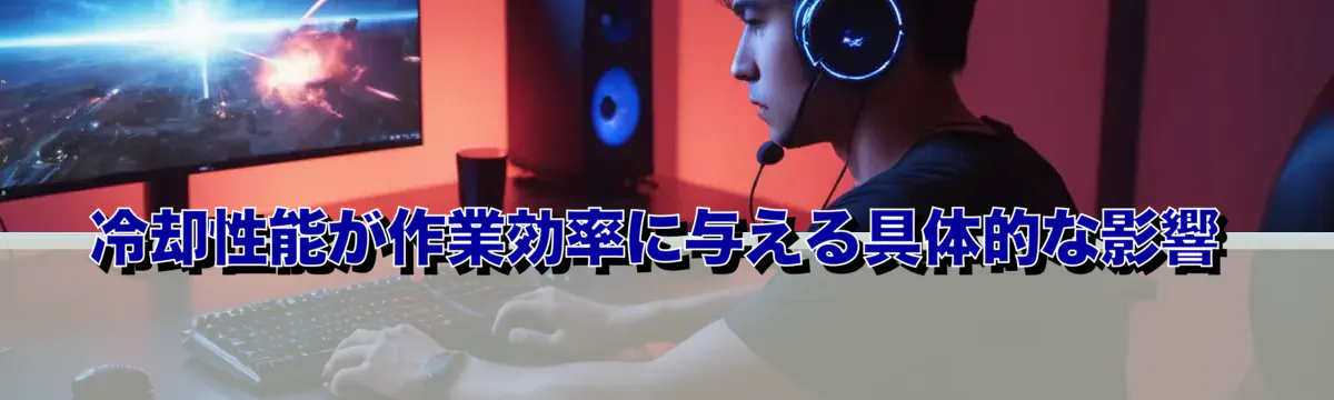 冷却性能が作業効率に与える具体的な影響
