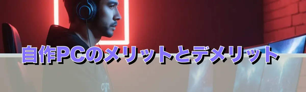 自作PCのメリットとデメリット