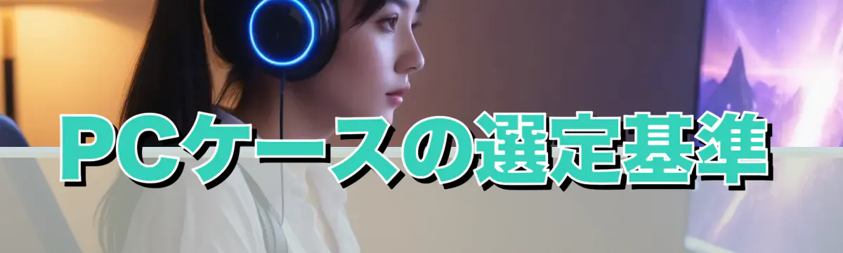 PCケースの選定基準