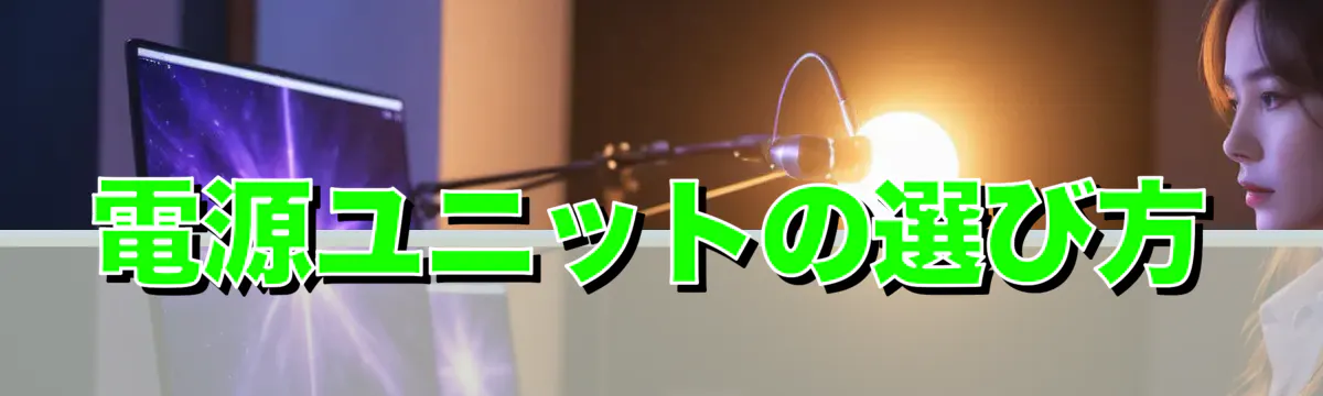 電源ユニットの選び方