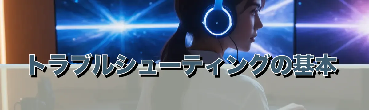 トラブルシューティングの基本