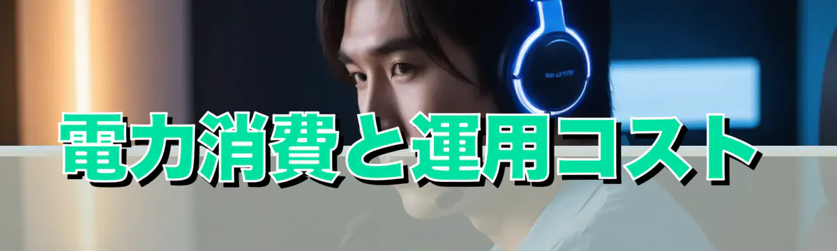電力消費と運用コスト