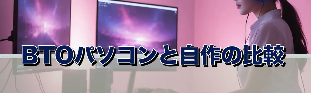 BTOパソコンと自作の比較