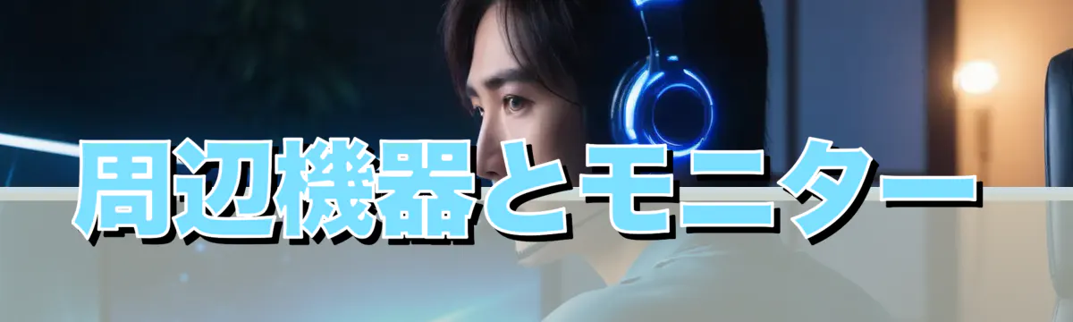 周辺機器とモニター