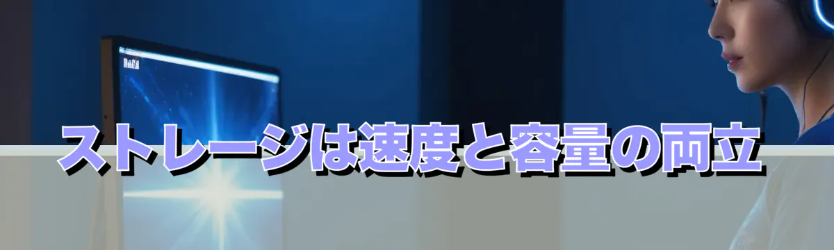 ストレージは速度と容量の両立