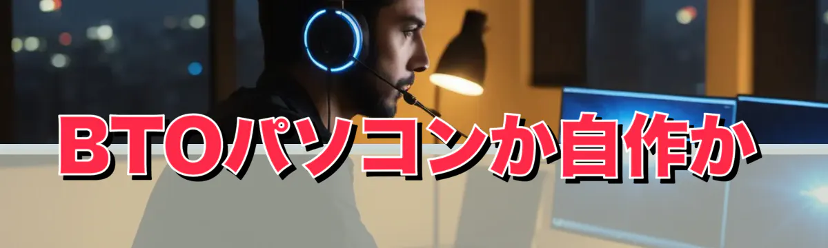 BTOパソコンか自作か
