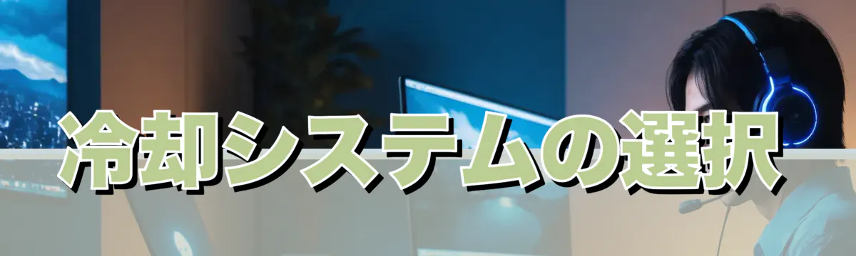 冷却システムの選択