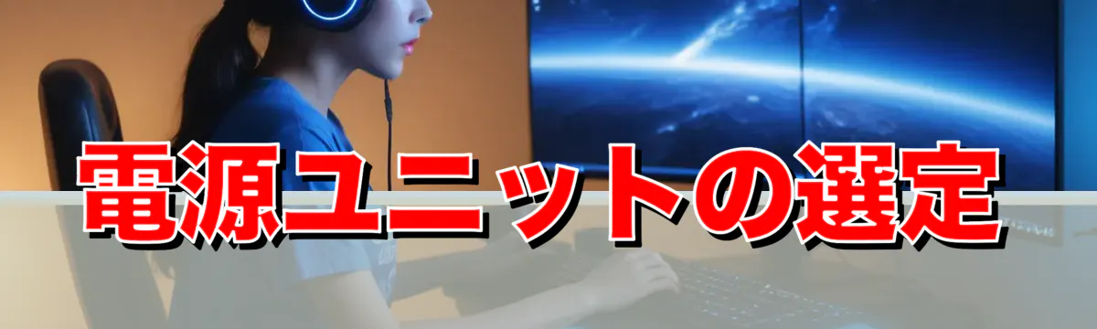 電源ユニットの選定