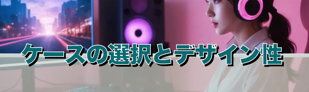 ケースの選択とデザイン性