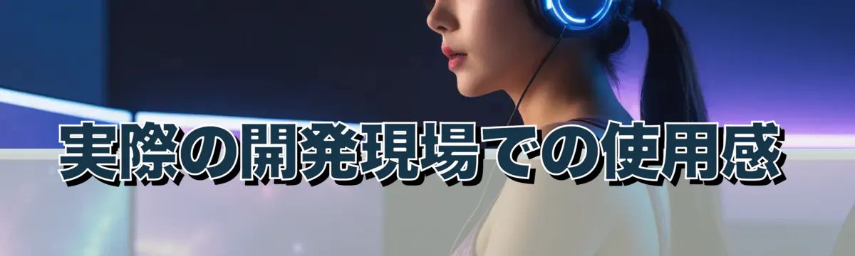 実際の開発現場での使用感