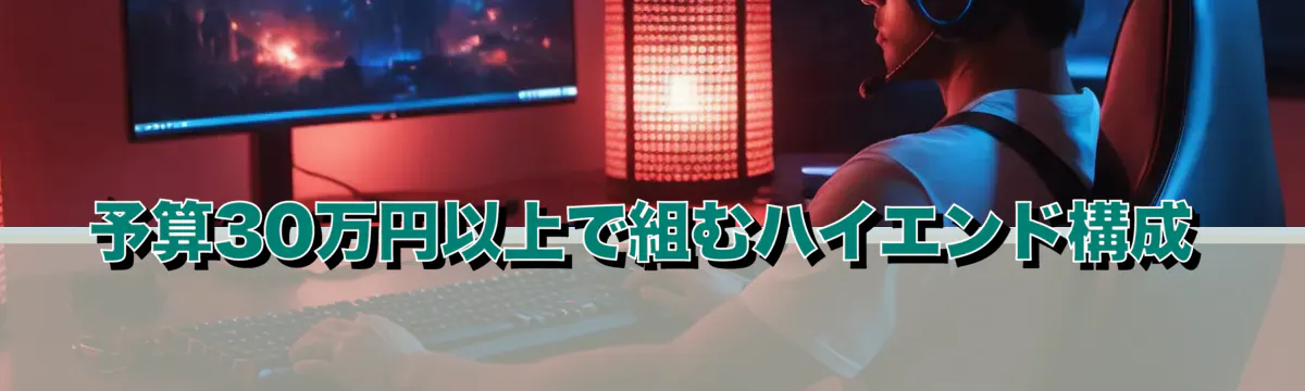予算30万円以上で組むハイエンド構成