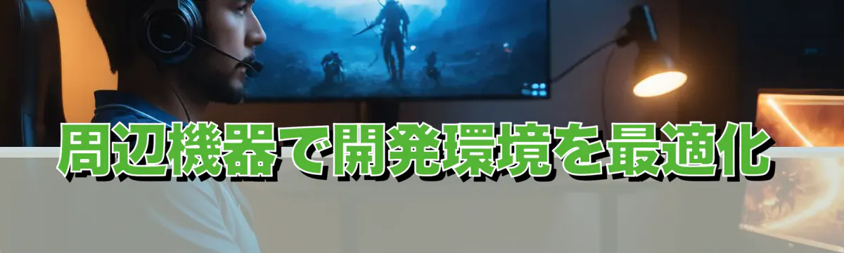 周辺機器で開発環境を最適化