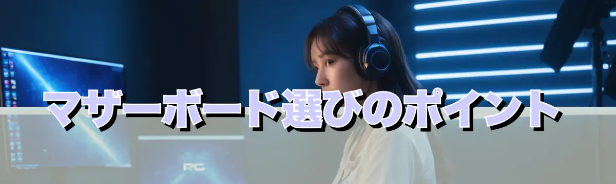 マザーボード選びのポイント