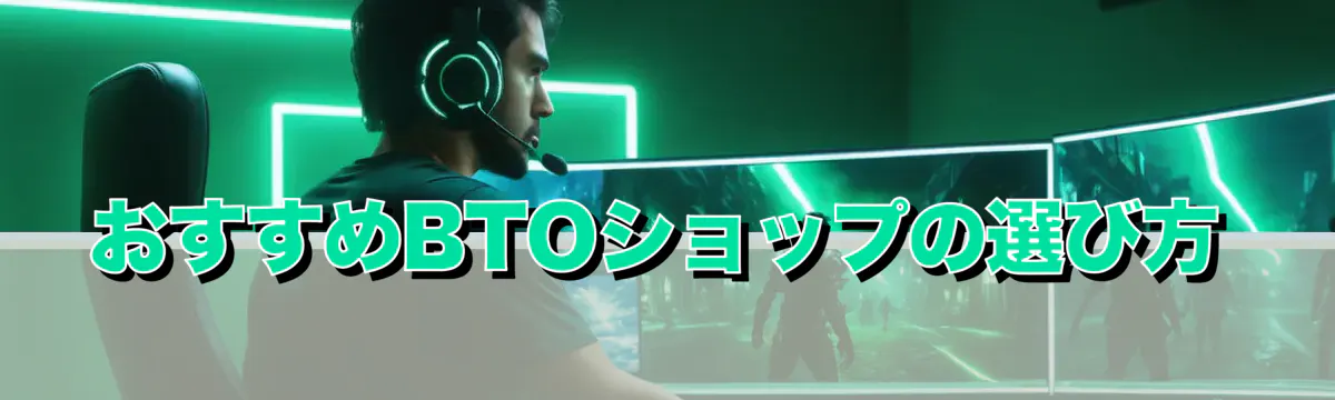 おすすめBTOショップの選び方