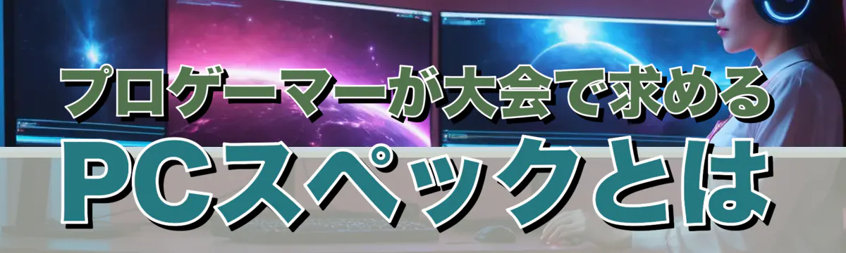 プロゲーマーが大会で求めるPCスペックとは