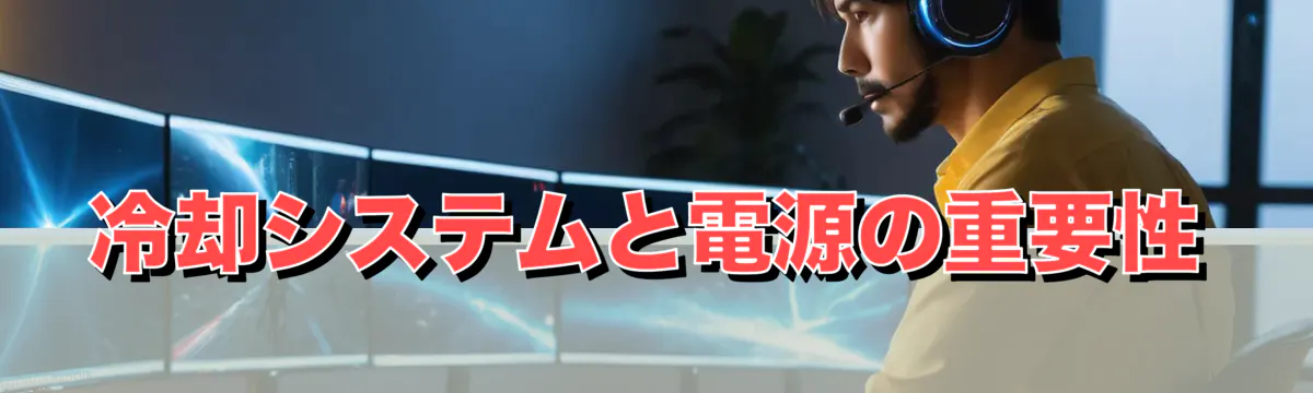 冷却システムと電源の重要性