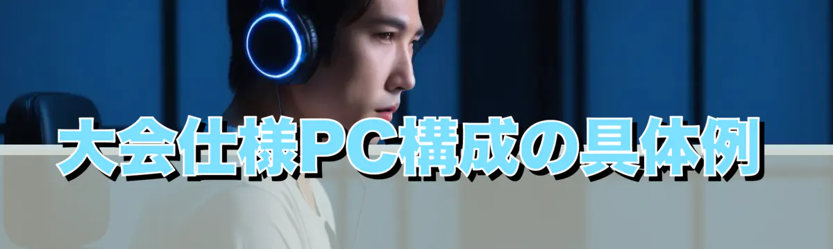 大会仕様PC構成の具体例