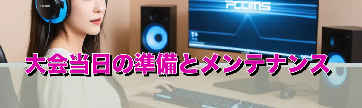 大会当日の準備とメンテナンス
