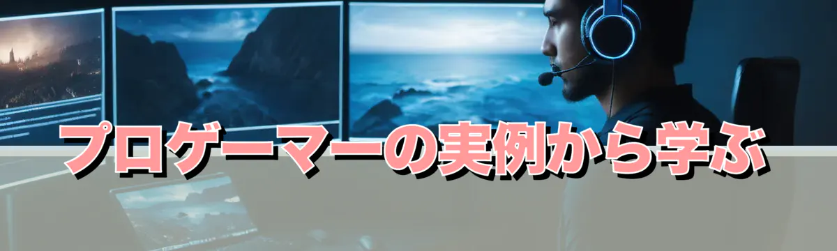 プロゲーマーの実例から学ぶ