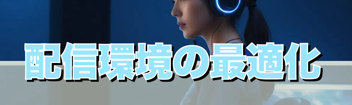 配信環境の最適化
