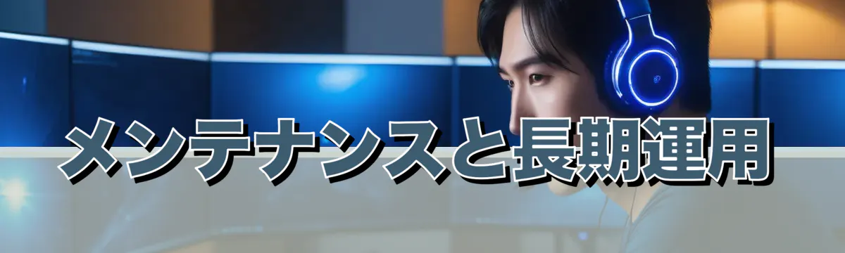 メンテナンスと長期運用