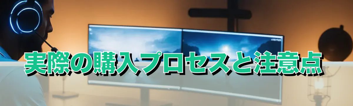 実際の購入プロセスと注意点